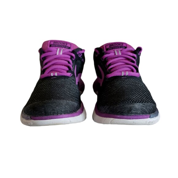 Brooks Women's Pure Cadence 7 1202611B023 Black Purple Running Shoes Size 7.5 B - Picture 2 of 11